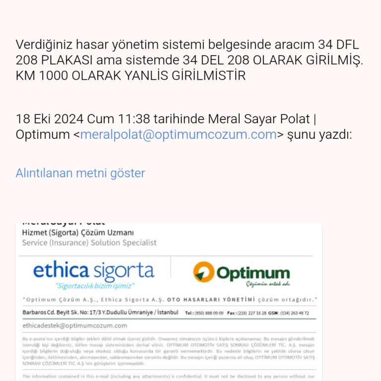 Eksik Exper Raporu Ve Geri Dönüş Sorunu