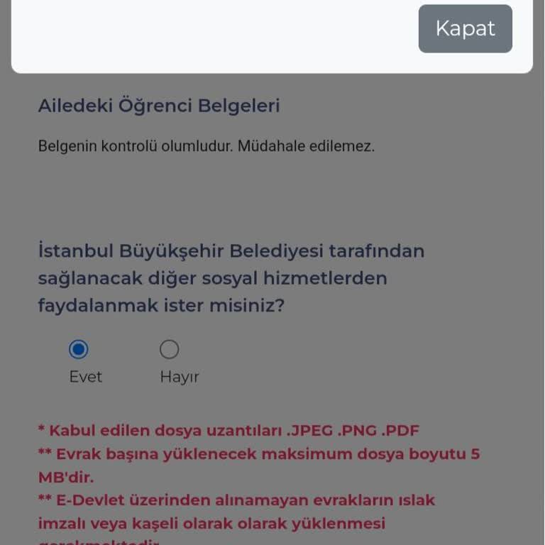Öğrenci Belgeleri Yükleme Hatası Ve Onay Sorunu