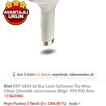 Kiwi Buz Lazer Makinesi Atış Sorunu