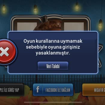 Haksız Oyuna Giriş Engeli