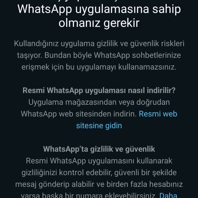 WhatsApp Giriş Sorunu: Resmi Uygulama Yüklü Ama Hala Erişim Yok