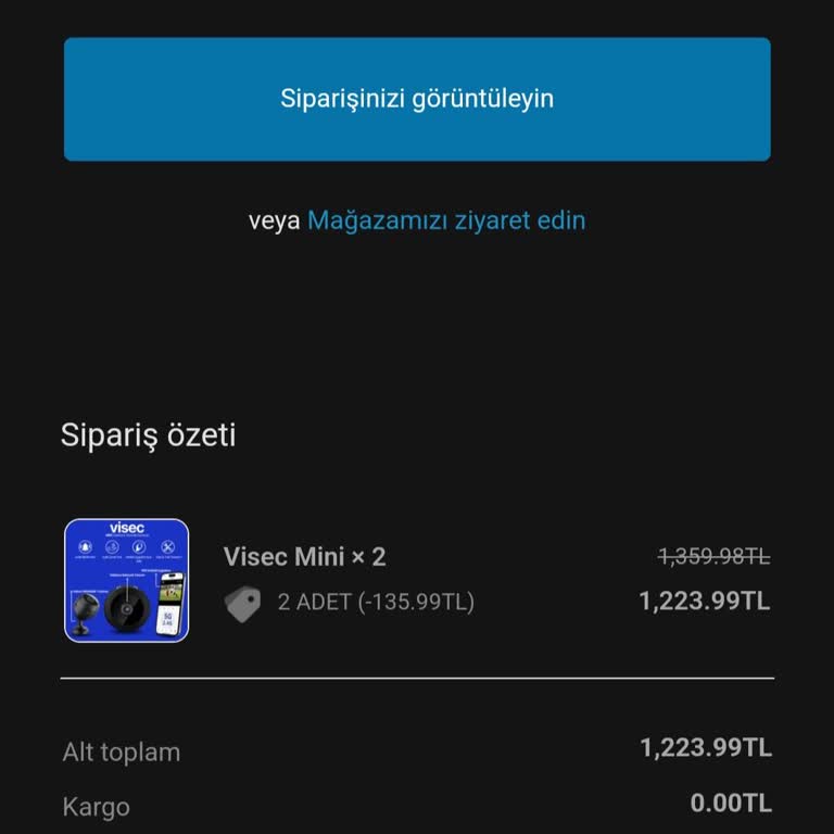 Sipariş Edilen Kameralar Teslim Edilmedi Ve Firma Ulaşılamaz Durumda