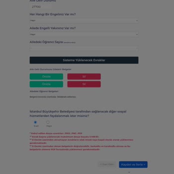 Başvuru Sistemindeki Hata Nedeniyle Tamamlanamayan Eğitim Desteği Başvurusu