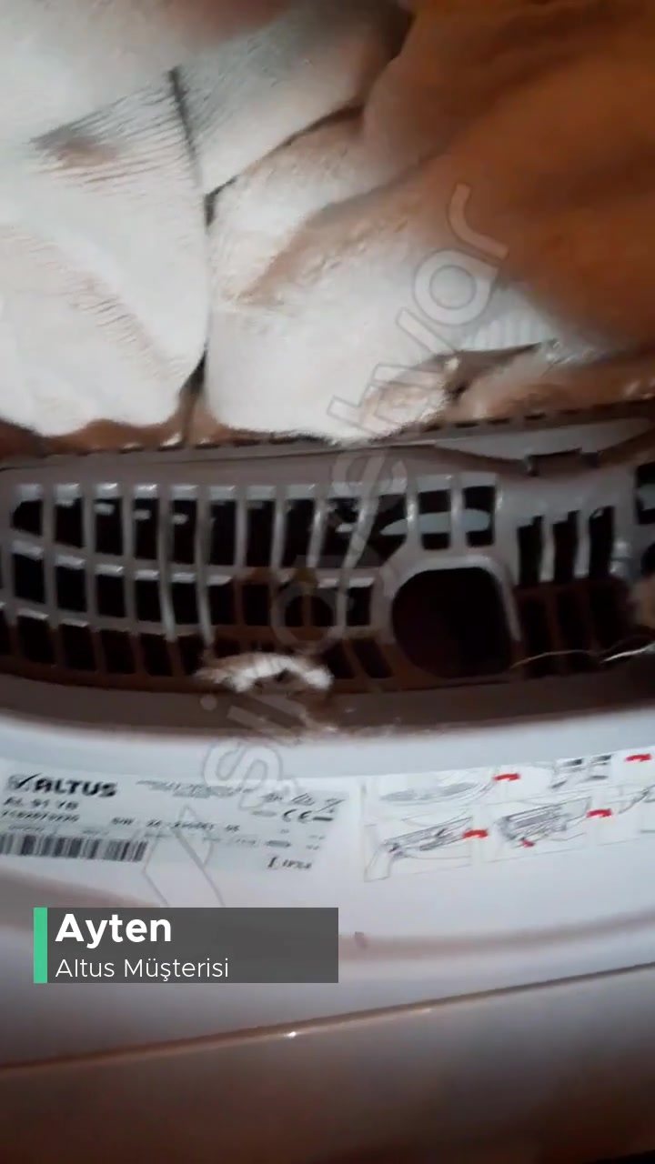 Altus Çamaşır Kurutma Makinesi Liflerinin Dışarı Taşması! videonun kapak resmi
