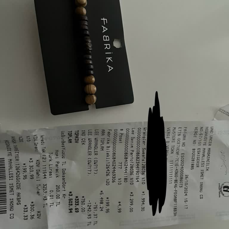 Boyner Alışverişimde Beklenmedik Bileklik Sürprizi