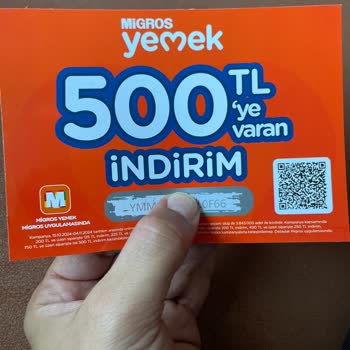 Migros İndirim Çekinde Sorun Yaşadım