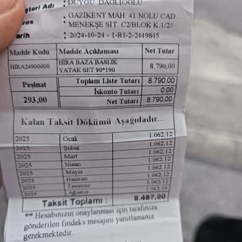 Gaziantep Uğurlu Çeyiz'de Müşteri Memnuniyeti Sorunu