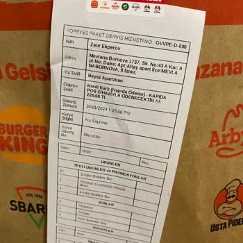 Yanlış Sipariş Ve Yetersiz Çözüm