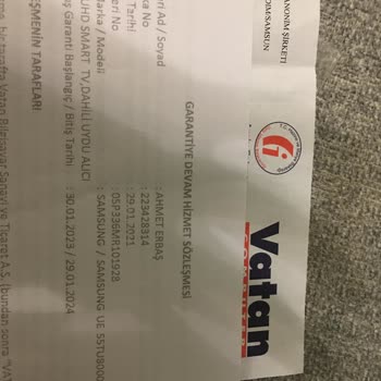 Samsung Televizyonun Erken Arızalanması Ve Müşteri Hizmetleri Sorunu