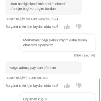 Eksik Parça Ve Yetersiz Müşteri Hizmeti