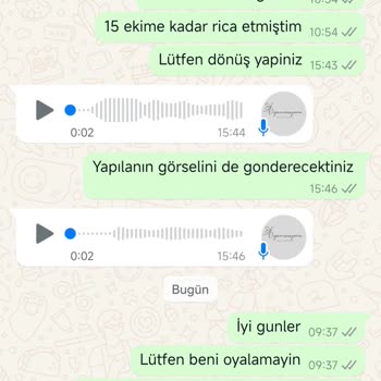 Sipariş Sorunu Ve İletişim Eksikliği