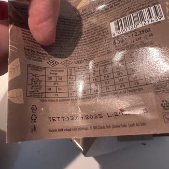 Torku Çikolata İçerisinde Yabancı Cisimler