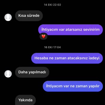 Eksik Ürün Ve İade Sorunu Yaşadım