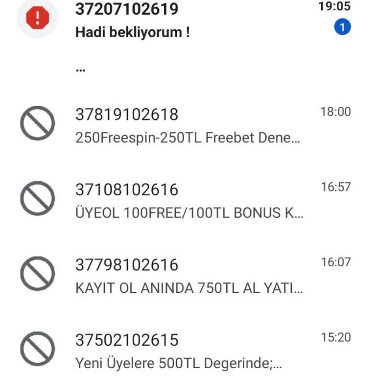 Sürekli Gelen SMS'lerden Bıktım!