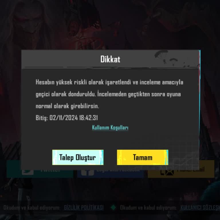 Değerli PUBG Hesabım Haksız Yere Banlandı