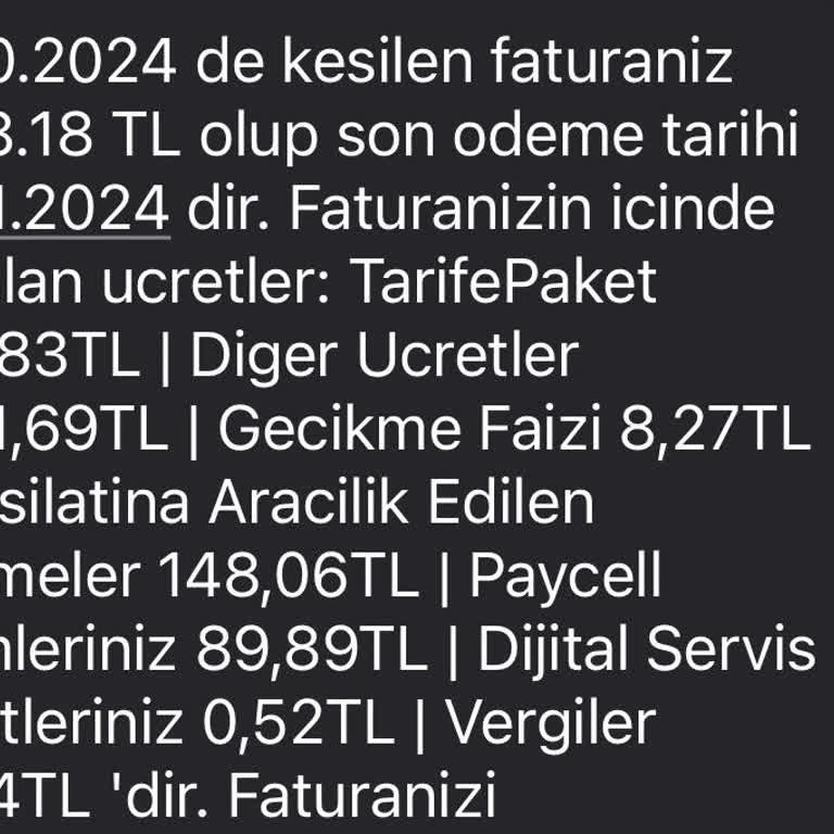 Turkcell İle Yüksek Fatura Ve Çekim Sorunları