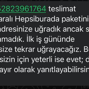 Hepsijet Kargo İle Teslimat Sorunu