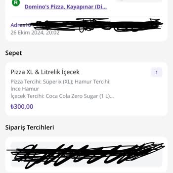 Hamur Gibi Pizza Ve Yanlış Kola: Müşteri Mağduriyeti