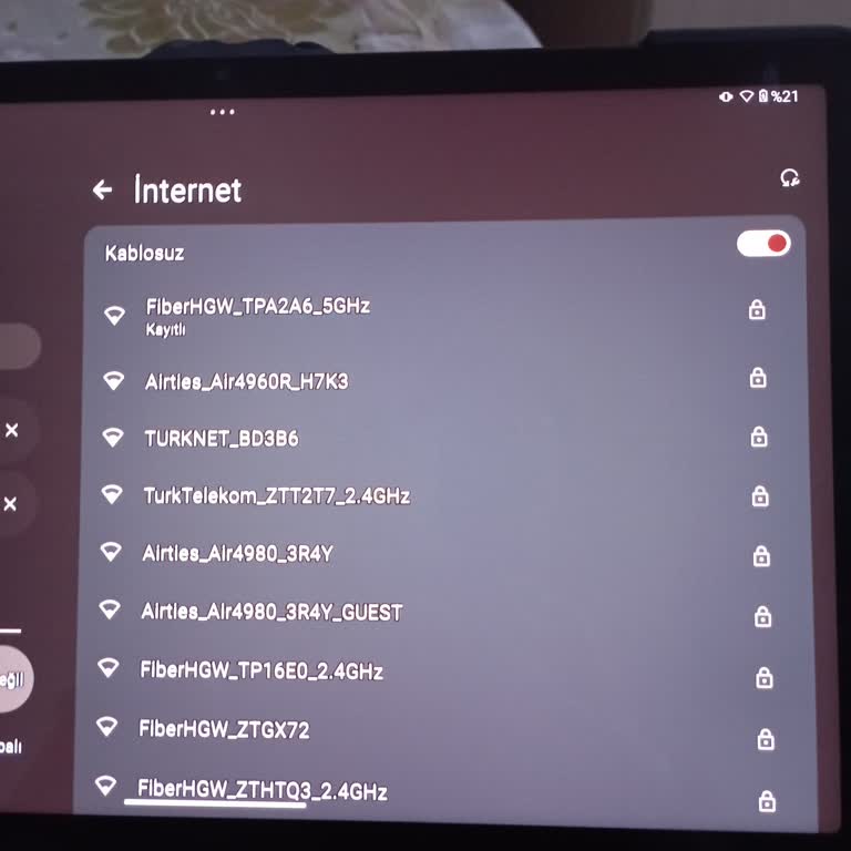 Lenovo Tablet Modem Bağlantı Sorunu