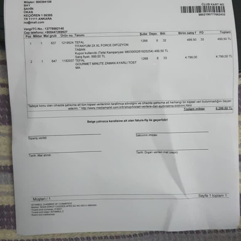 Tefal Tost Makinesi Hayal Kırıklığı