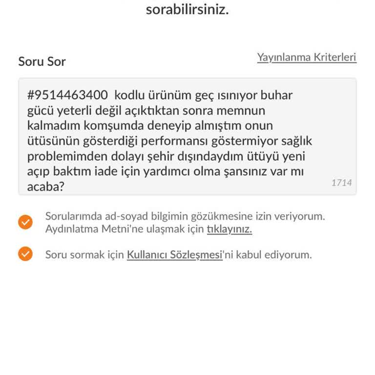 Ütü Performansı Hayal Kırıklığı Yarattı