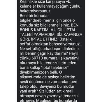 Kredi Kartı İptali Ve Yanlış Bilgilendirme Sorunu