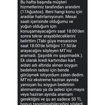 Kredi Kartı İptali Ve Yanlış Bilgilendirme Sorunu