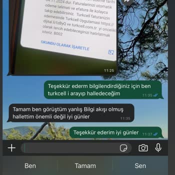 Turkcell Numaramı İzinsiz Paylaştı Müşteri Hizmetleri İlgisiz
