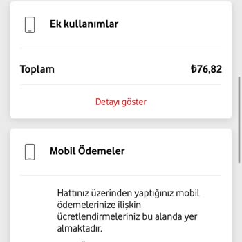 Vodafone Hattımdan İzinsiz Ücret Çekimi