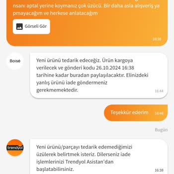 Yanlış Ürün Gönderimi Ve Tedarik Sorunu