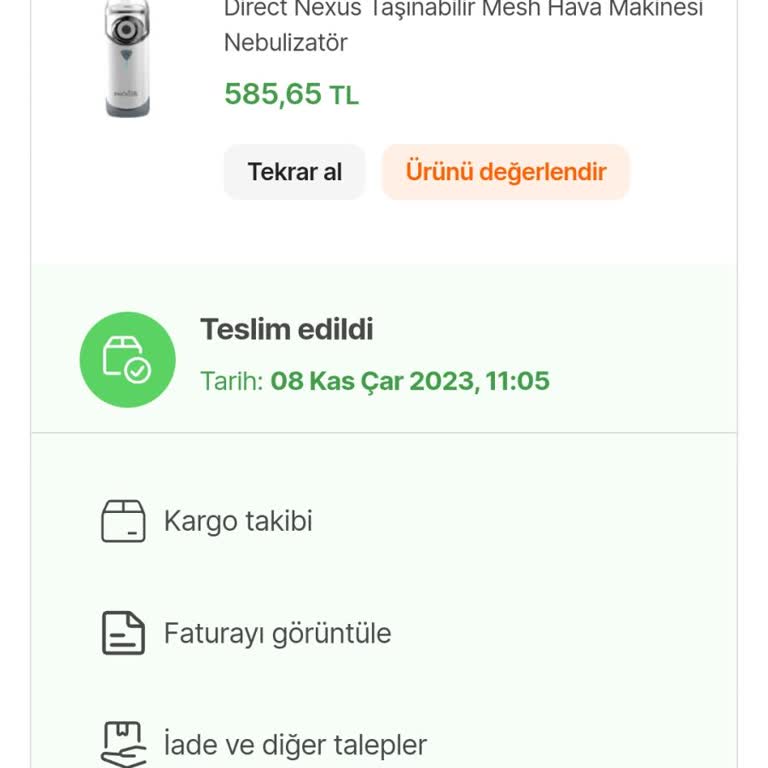 Nebülizatör Performansı Ve Yedek Parça Sorunu