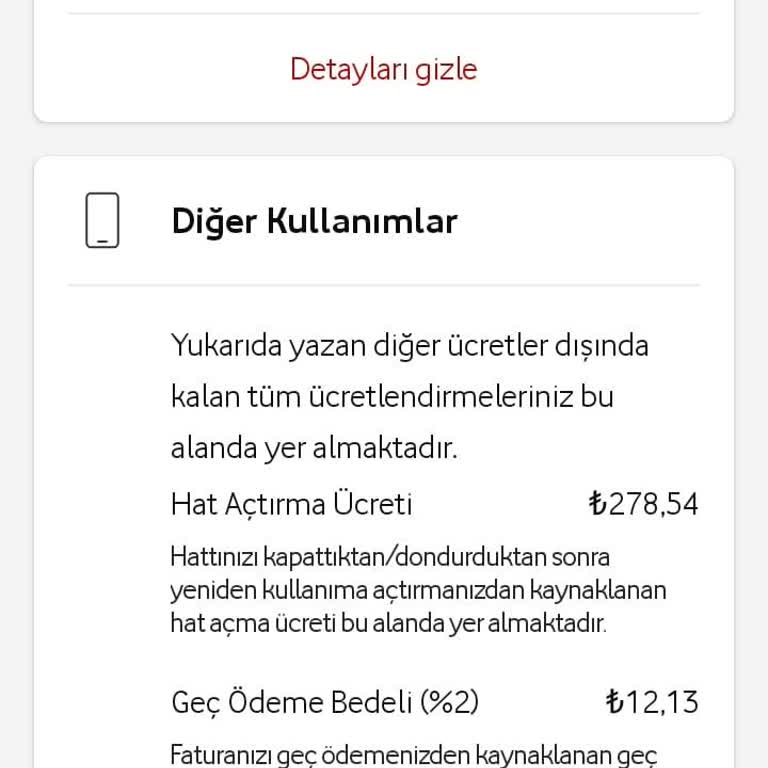 Yüksek Hat Açma Ücreti Şikayeti