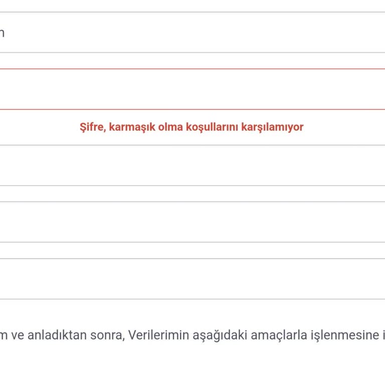 Peugeot Uygulamasında Şifre Sorunu