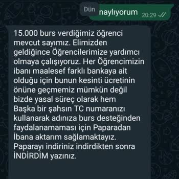 Burs Onayı Sonrası İletişimsizlik Ve Kişisel Veri Endişesi