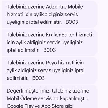 Vodafone'dan Habersiz Mobil Ödeme Şoku