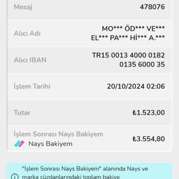 Yanlış Hesap Numarasıyla Gönderilen EFT'nin İadesi Bekleniyor