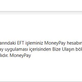 Yanlış Hesap Numarasıyla Gönderilen EFT'nin İadesi Bekleniyor