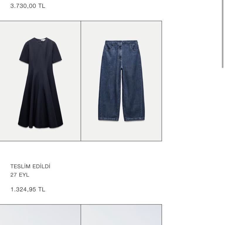 Zara Online Mağazasından Teslim Edilmeyen Ürünler