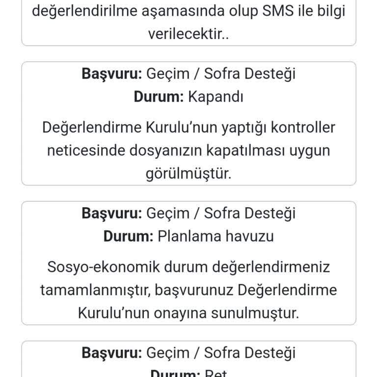 Destek Yardımında Belirsizlik Ve Gecikme