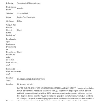 Hesabımdan İzinsiz Para Transferi
