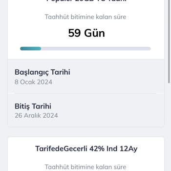 Taahhüt Süresi Dolmadan Tarifeye Zorla Geçiş