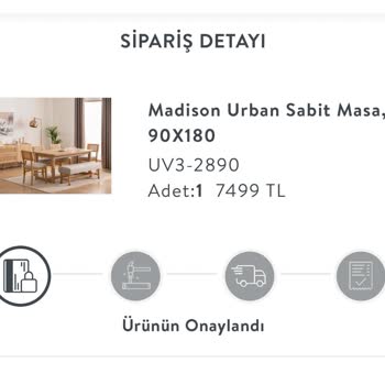 Vivense'den Geciken Yemek Masası Teslimatı