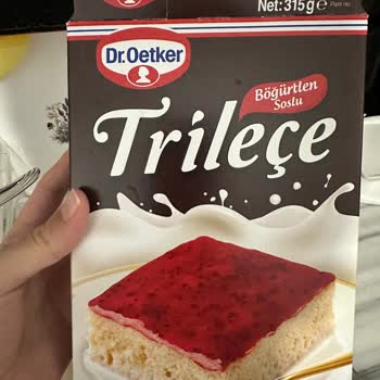 Böğürtlenli Trileçe Sosu Keki Çekmedi