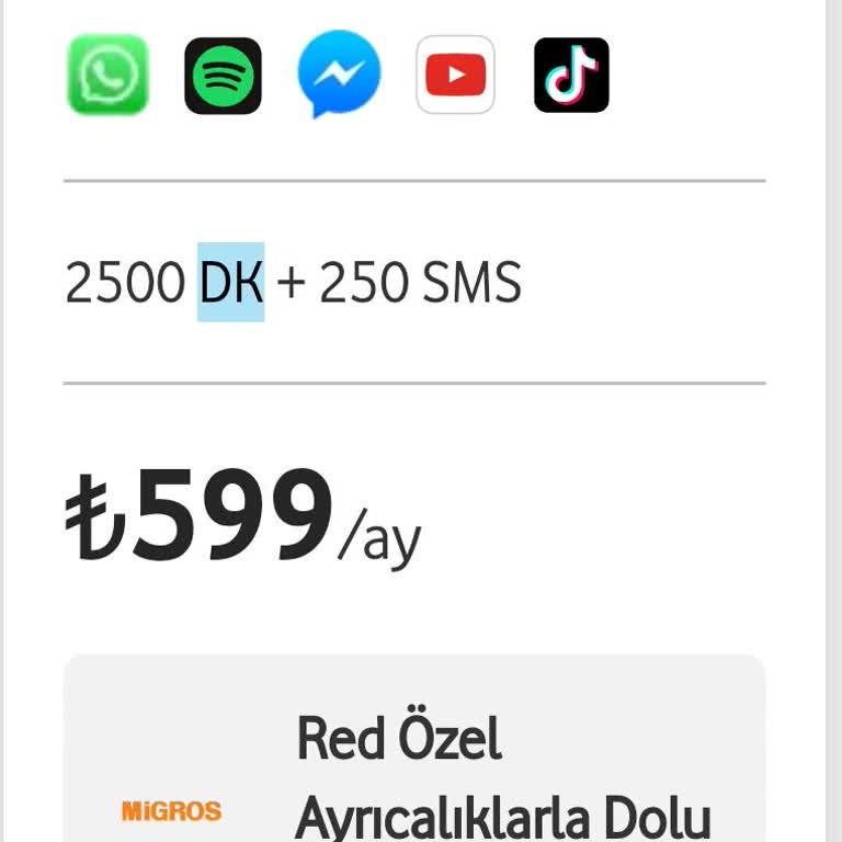 Vodafone Paket Yanıltmacası