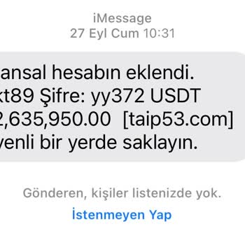 Yanlış Gönderilen Mesaj Ve Sorumluluk Reddiyesi