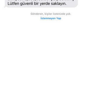 Yanlış Mesaj Ve Hesap Bilgisi Hakkında Sorumluluk Reddi