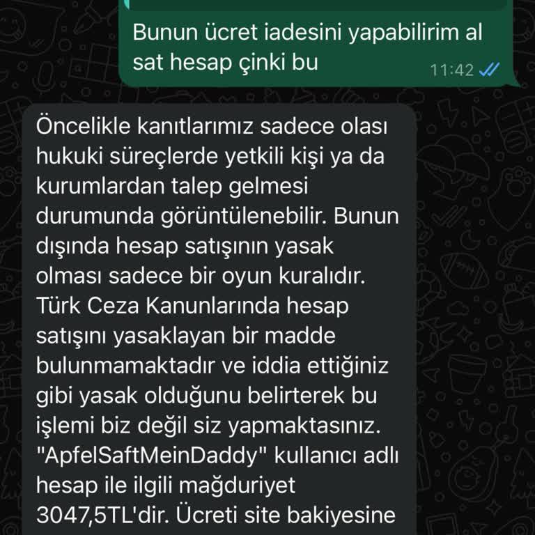 Gamermarkt'ta Hesap Satışında Haksızlık