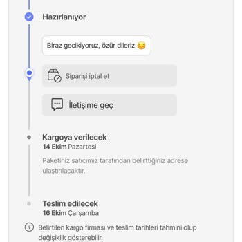 Mama Sandalyesi Siparişim Neden Hala Kargoya Verilmedi?