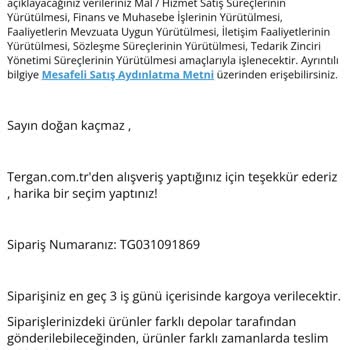 Siparişimde 25 Günlük Belirsizlik Ve İletişim Sorunu