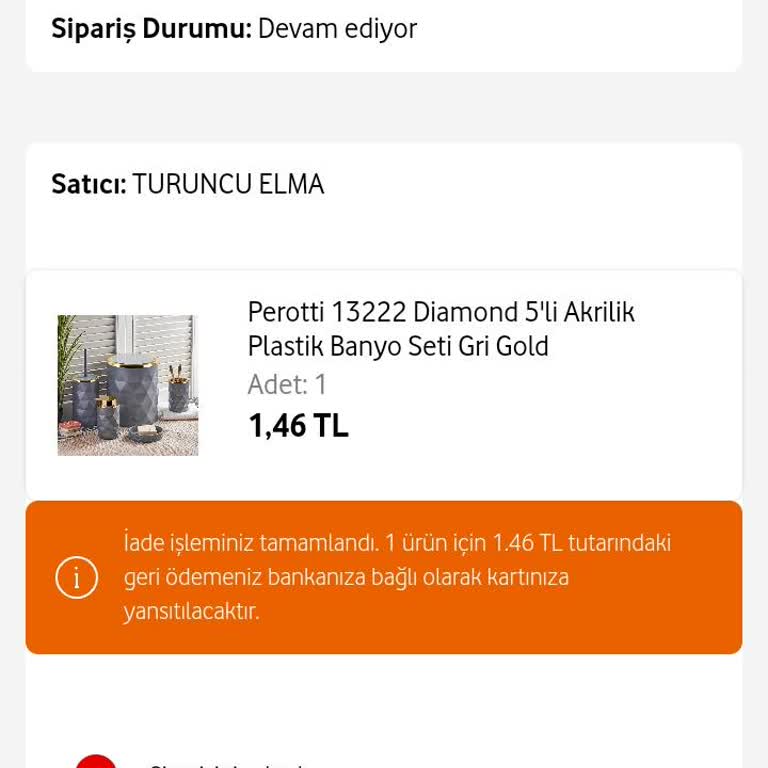 İptal Edilen Sipariş Ve Kaybolan Hediye Çeki